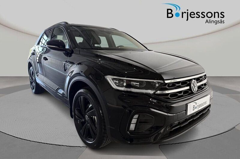 Svart Ny 2025 VW T-Roc R-line SUV | 419 900 kr (Marknadspris) - Bild 1/4