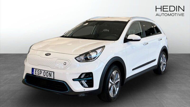 Vit (white) Begagnad 2019 Kia e-Niro Advance SUV | 174 900 kr (Marknadspris) - Bild 1/4