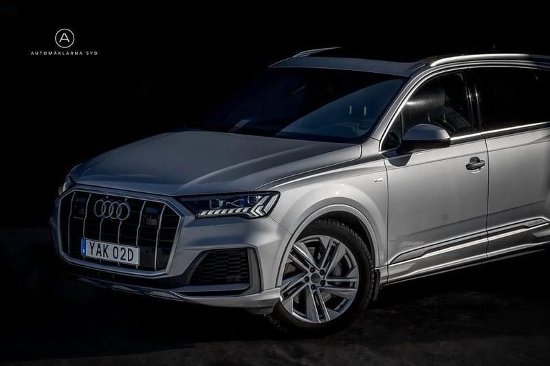 Begagnad Audi Q7 S-Line 286 HK (210 kW) 2020 Silver SUV