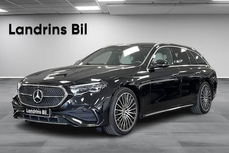 Svart Begagnad 2023 Mercedes E300 Avantgarde Kombi | 649 000 kr - Bild 1/4
