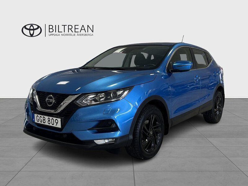 Blå (blåmetallic) Begagnad 2020 Nissan Qashqai Acenta SUV | 219 000 kr (Marknadspris) - Bild 1/4