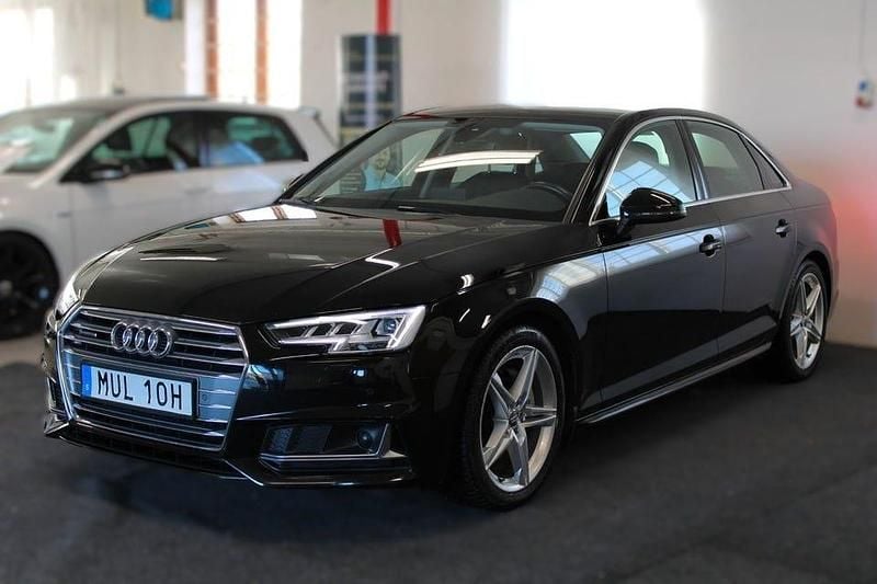 Svart Begagnad 2019 Audi A4 Sport Sedan | 234 900 kr (Marknadspris) - Bild 1/4