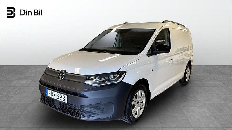 Vit (candyvit) Ny 2025 VW Caddy Maxi Minibuss | 472 375 kr (Lite dyr) - Bild 1/4