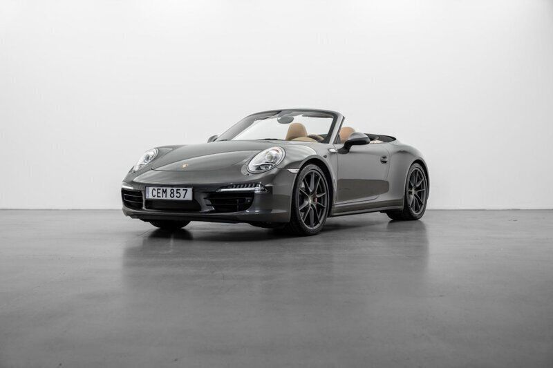Mörkgrå Begagnad 2014 Porsche 911 Carrera 4S Cabriolet Cab | 1 149 000 kr - Bild 1/4