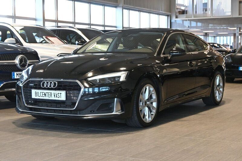 Svart Begagnad 2021 Audi A5 Sportback Proline Halvkombi | 269 000 kr (Bra pris) - Bild 1/4