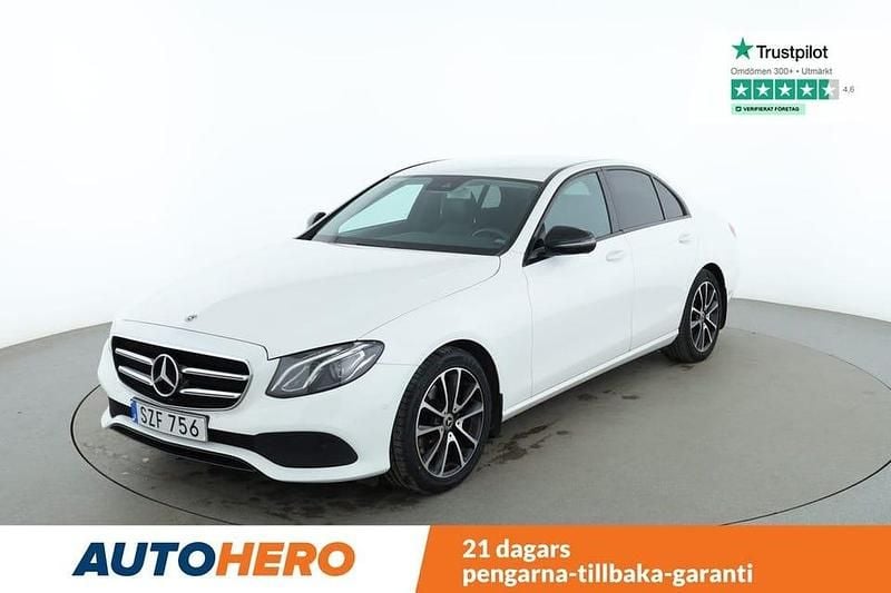 Vit Begagnad 2017 Mercedes E200 Avantgarde Sedan | 245 000 kr (Marknadspris) - Bild 1/4