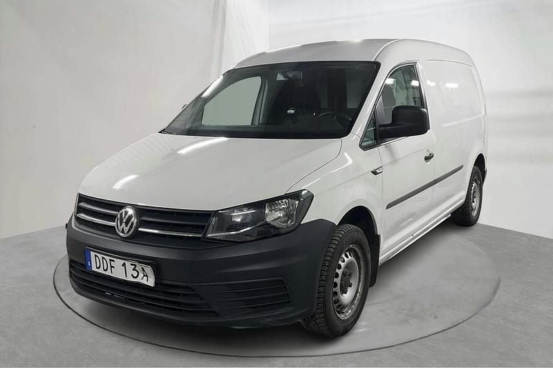 Vit Begagnad 2019 VW Caddy Maxi Minibuss | 99 000 kr (Superpris) - Bild 1/4