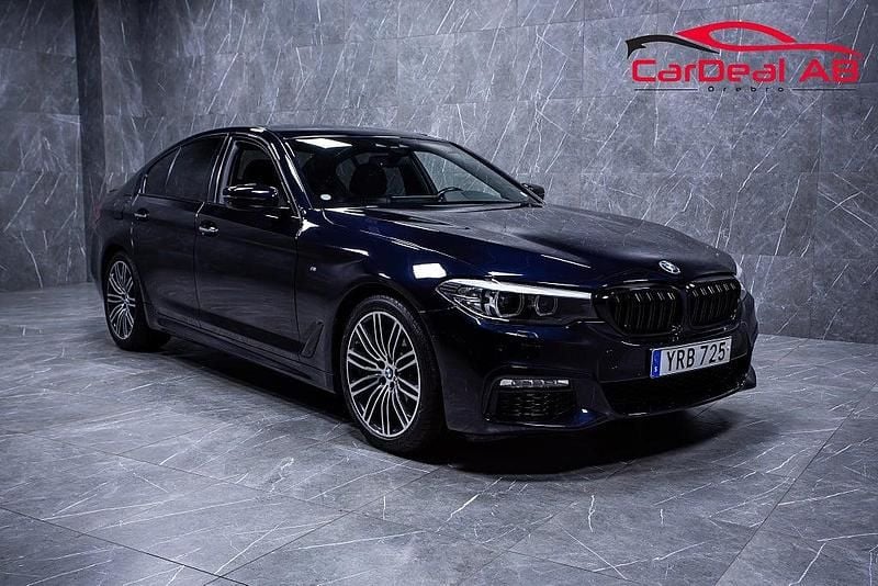 Begagnad BMW 520 M Sport 190 HK (139 kW) 2017 Svart Sedan