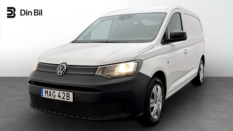 Candyvit Begagnad 2022 VW Caddy Maxi Minibuss | 259 900 kr (Bra pris) - Bild 1/4