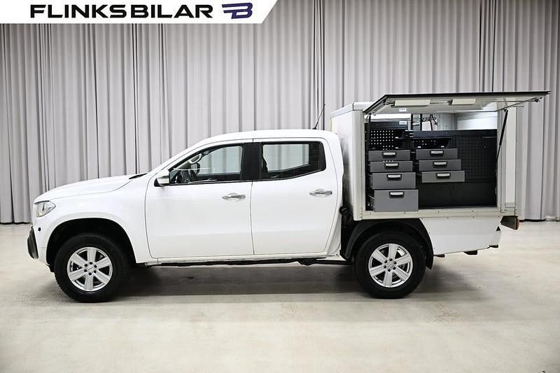 Vit Begagnad 2019 Mercedes X250 Pickup | 418 750 kr (Dyr) - Bild 1/4