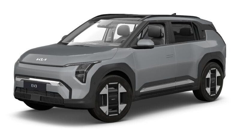 Grå Ny 2025 Kia EV3 Plus SUV | 504 371 kr (Marknadspris) - Bild 1/2