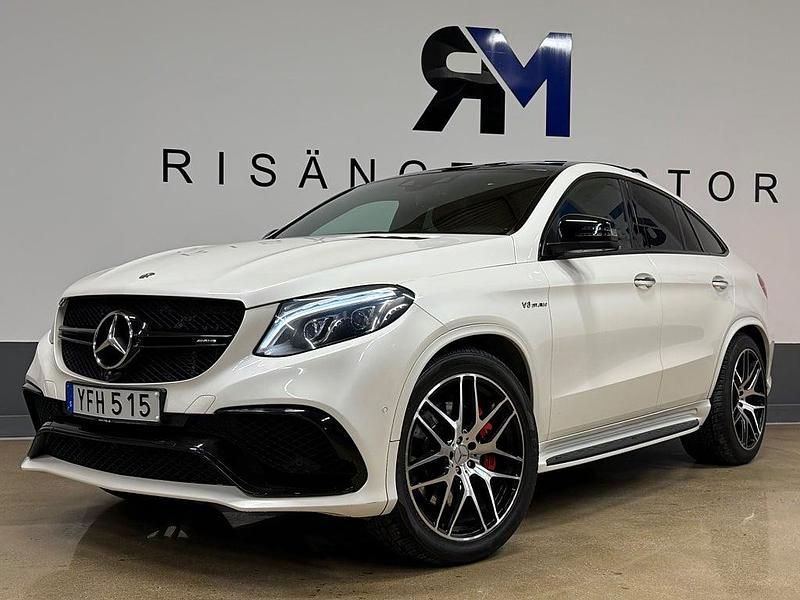 Begagnad Mercedes GLE63 AMG AMG 585 HK (430 kW) 2016 Vit Sportkupé