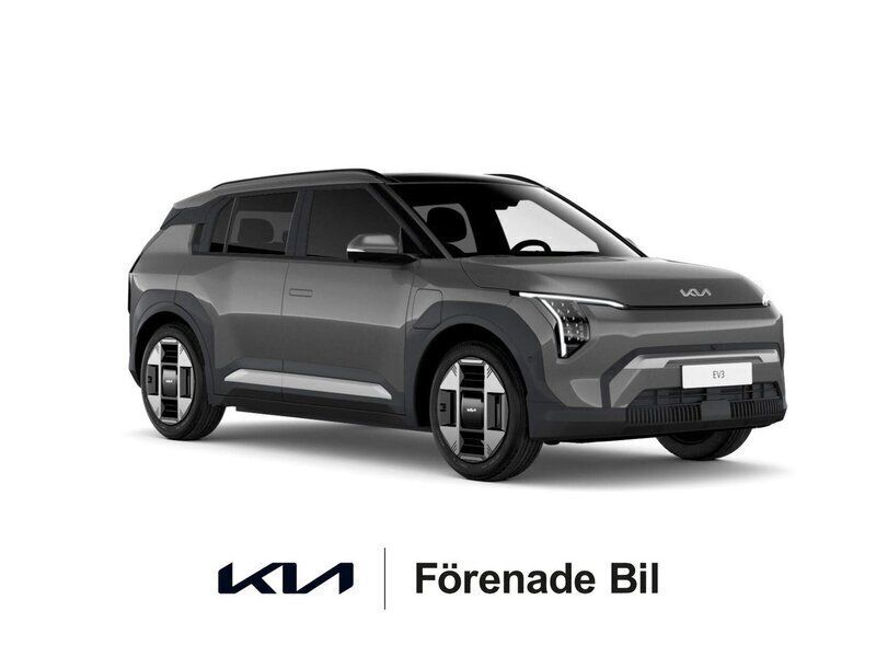 Grå Ny 2025 Kia EV3 4 SUV | 504 400 kr (Marknadspris) - Bild 1/4