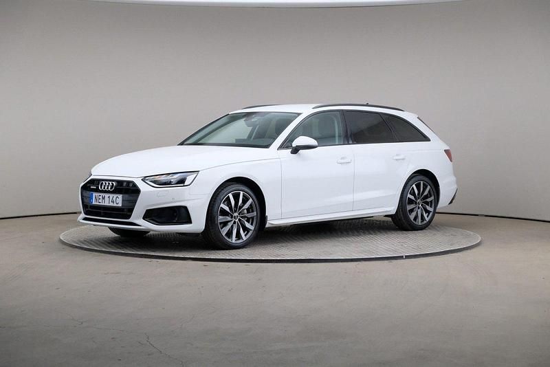 Vit Begagnad 2022 Audi A4 Advanced Kombi | 309 000 kr (Marknadspris) - Bild 1/4