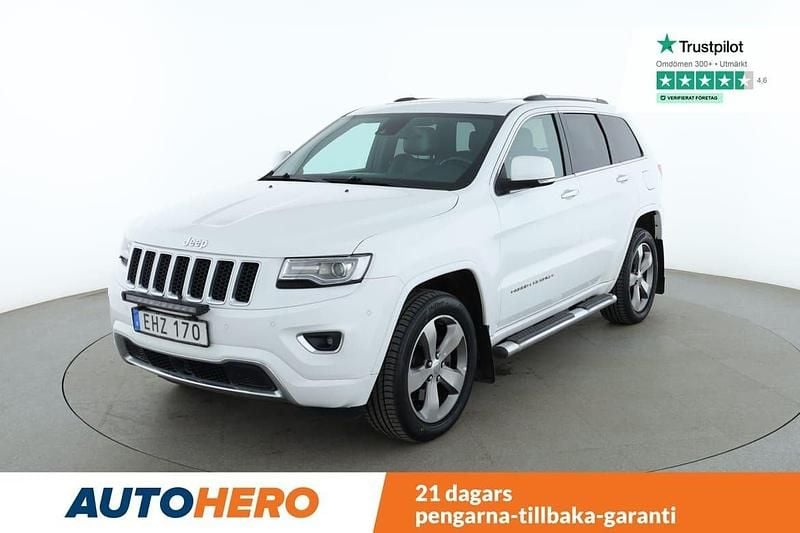 Vit Begagnad 2015 Jeep Grand Cherokee SUV | 222 000 kr (Marknadspris) - Bild 1/4