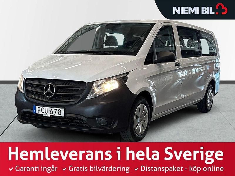 Vit Begagnad 2016 Mercedes Vito Minibuss | 269 900 kr - Bild 1/3