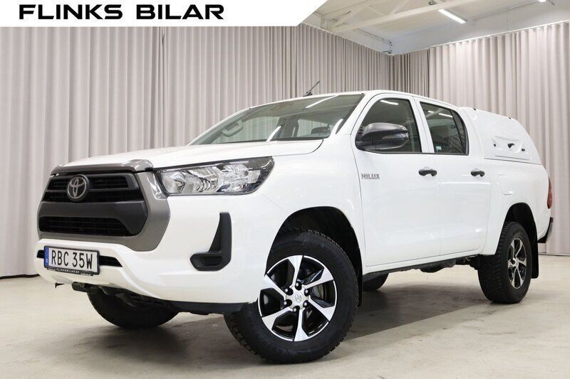 Vit Begagnad 2024 Toyota HiLux Pickup | 439 900 kr (Bra pris) - Bild 1/4