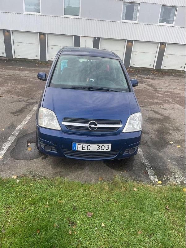 Blå Begagnad 2006 Opel Meriva Minibuss | 19 999 kr (Bra pris) - Bild 1/4