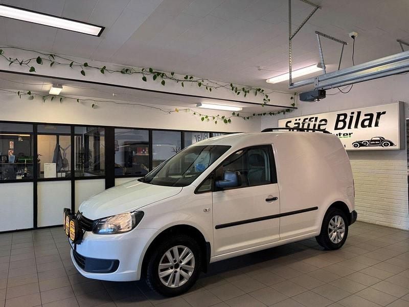 Vit Begagnad 2011 VW Caddy Minibuss | 69 900 kr (Marknadspris) - Bild 1/4