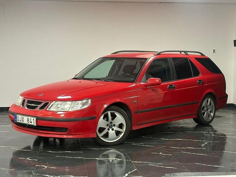 Röd Begagnad 2003 Saab 9-5 Vector Kombi | 24 900 kr (Marknadspris) - Bild 1/4