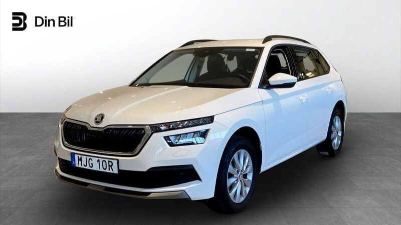 Vit Begagnad 2022 Skoda Kamiq Ambition SUV | 189 900 kr (Superpris) - Bild 1/4