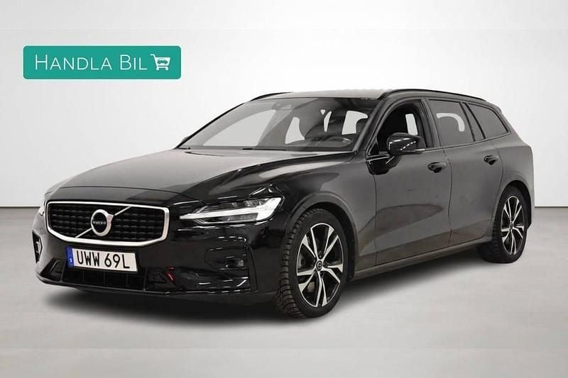 Begagnad Volvo V60 R-Design 150 HK (110 kW) 2020 Svart Kombi