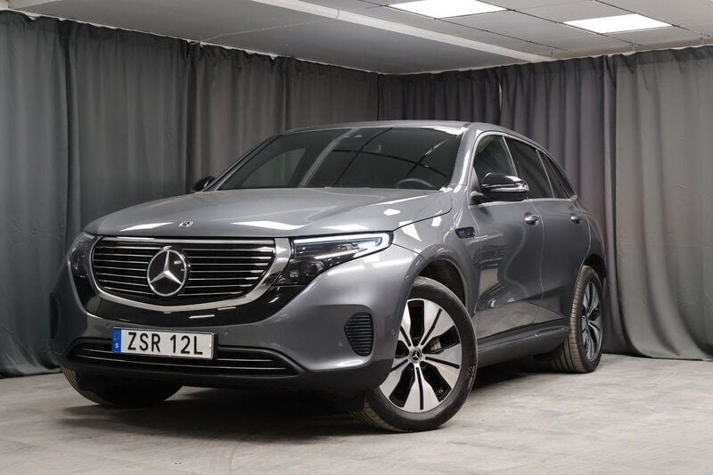 Grå Begagnad 2020 Mercedes EQC400 SUV | 379 000 kr (Lite dyr) - Bild 1/4