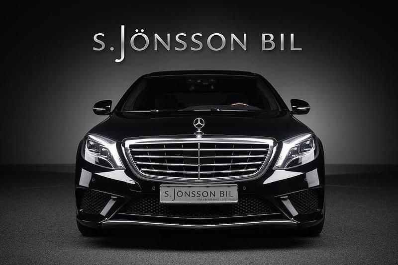 Begagnad Mercedes S63L AMG AMG 585 HK (430 kW) 2014 Svart Sedan