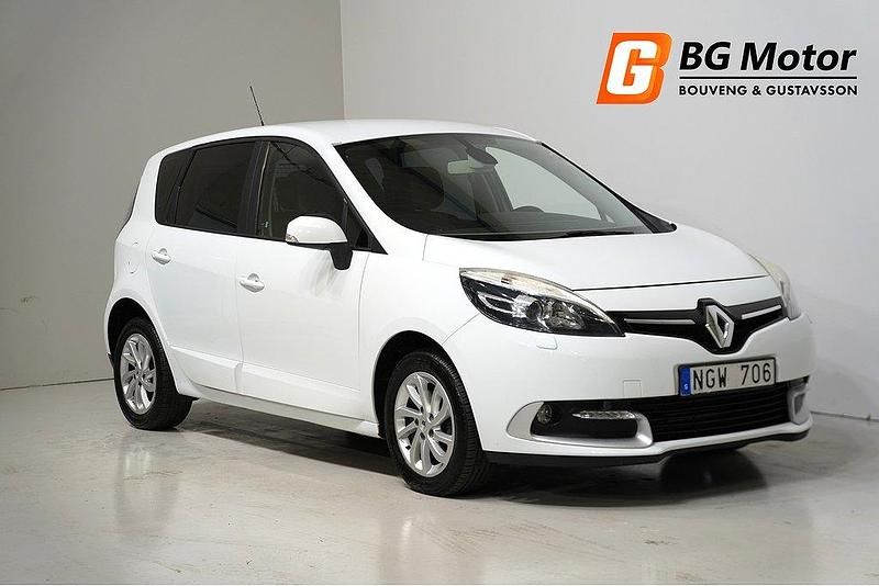 Vit Begagnad 2013 Renault Scénic III Minibuss | 69 900 kr (Lite dyr) - Bild 1/4