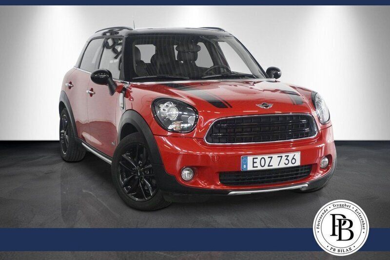 Röd Begagnad 2015 Mini Cooper D Countryman SUV | 144 900 kr (Lite dyr) - Bild 1/3