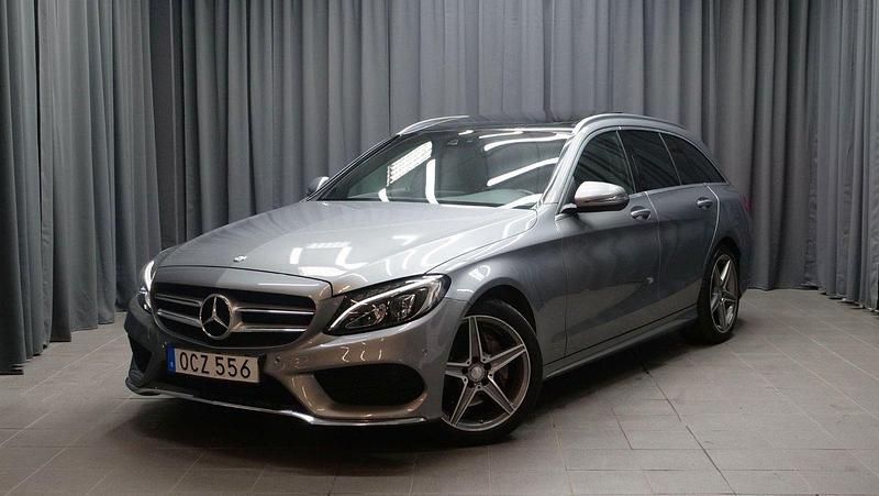 Silver Begagnad 2016 Mercedes C220 AMG Kombi | 219 000 kr (Marknadspris) - Bild 1/4