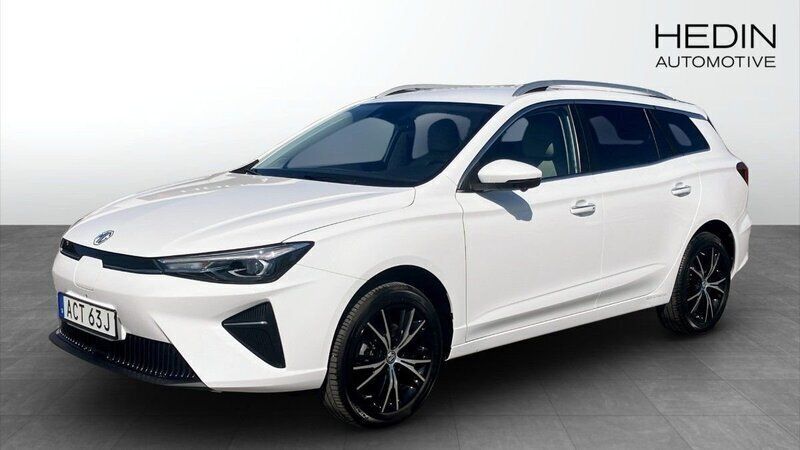 Vit (white) Begagnad 2022 MG MG5 EV Luxury Kombi | 224 900 kr (Bra pris) - Bild 1/4