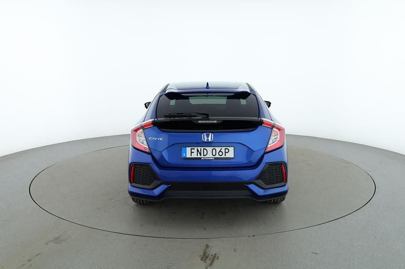 Begagnad Honda Civic Elegance 128 HK (94 kW) 2018 Blå Halvkombi