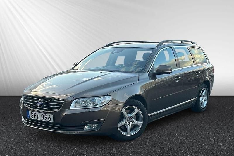 Brun Begagnad 2014 Volvo V70 Momentum Kombi | 104 900 kr (Marknadspris) - Bild 1/4
