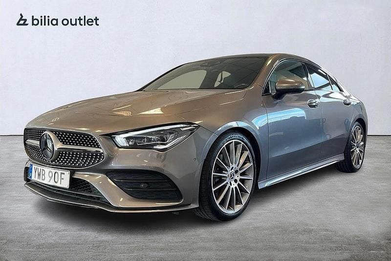 Grå Begagnad 2019 Mercedes CLA220 AMG Sedan | 334 900 kr (Marknadspris) - Bild 1/3