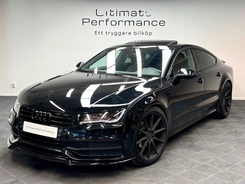 Svart Begagnad 2013 Audi A7 Sportback S-Line Halvkombi | 189 000 kr (Marknadspris) - Bild 1/4