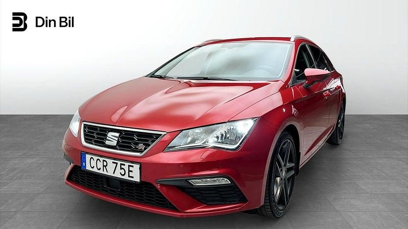 Röd Begagnad 2019 Seat Leon FR Kombi | 169 900 kr (Marknadspris) - Bild 1/4