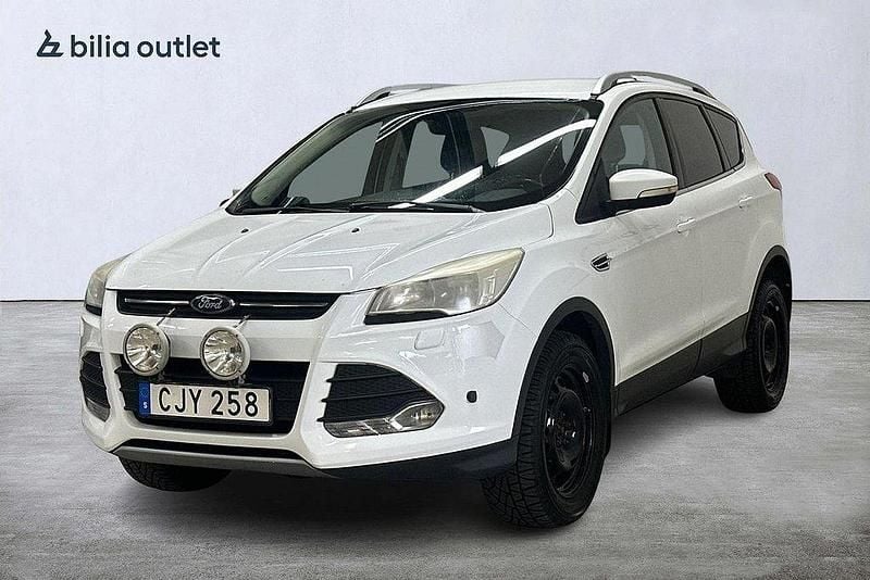 Vit Begagnad 2014 Ford Kuga Trend SUV | 69 900 kr (Bra pris) - Bild 1/4