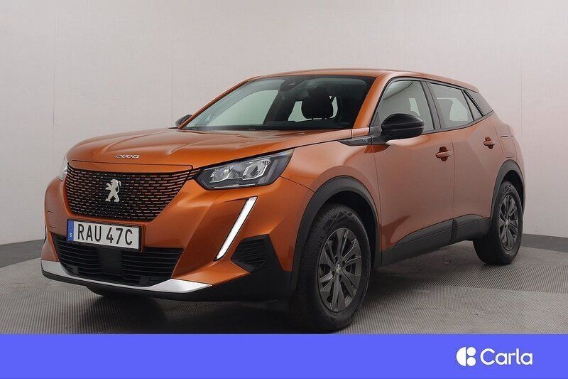 Svart Begagnad 2022 Peugeot e-2008 Active SUV | 179 900 kr (Marknadspris) - Bild 1/4