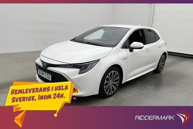Vit Begagnad 2019 Toyota Corolla Hybrid Executive Halvkombi | 218 900 kr (Lite dyr) - Bild 1/3