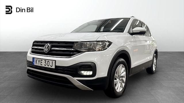 Vit (pure white) Begagnad 2022 VW T-Cross Life SUV | 169 900 kr (Bra pris) - Bild 1/4