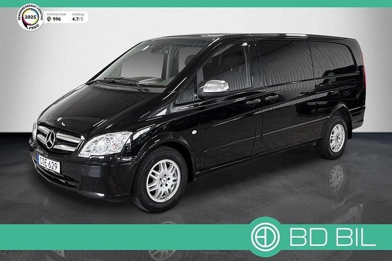 Svart Begagnad 2014 Mercedes Vito Minibuss | 169 900 kr - Bild 1/3