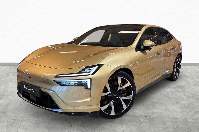 Ny Polestar 4 Long Range Dual motor 400 kW (544 HK) 2025 Gul SUV