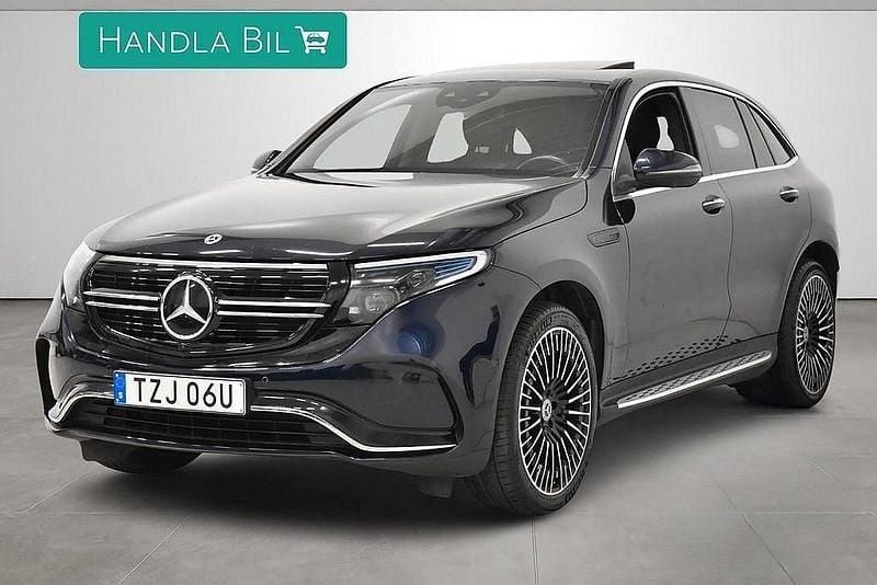 Begagnad Mercedes EQC400 AMG 300 kW (408 HK) 2020 Mörkblå SUV