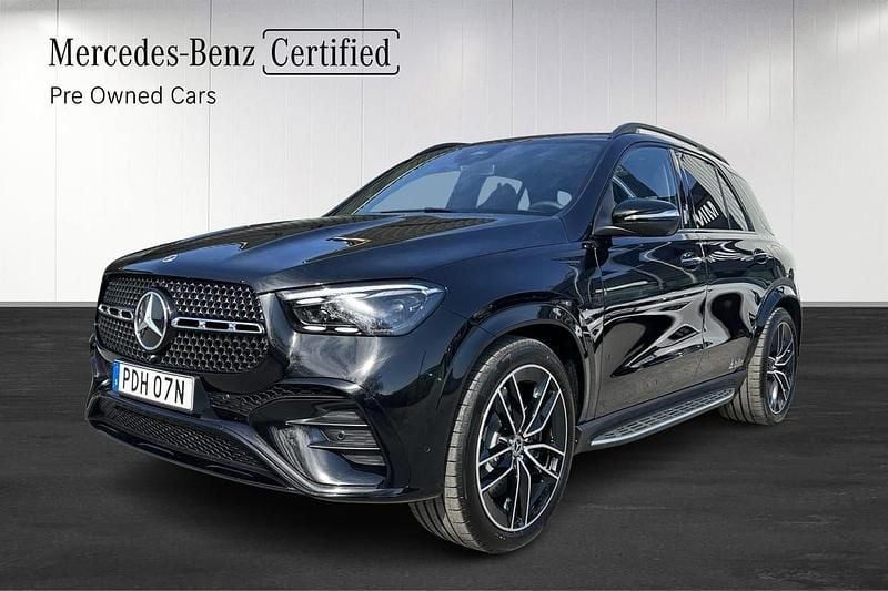 Svart Begagnad 2025 Mercedes GLE350 AMG SUV | 964 900 kr (Marknadspris) - Bild 1/4