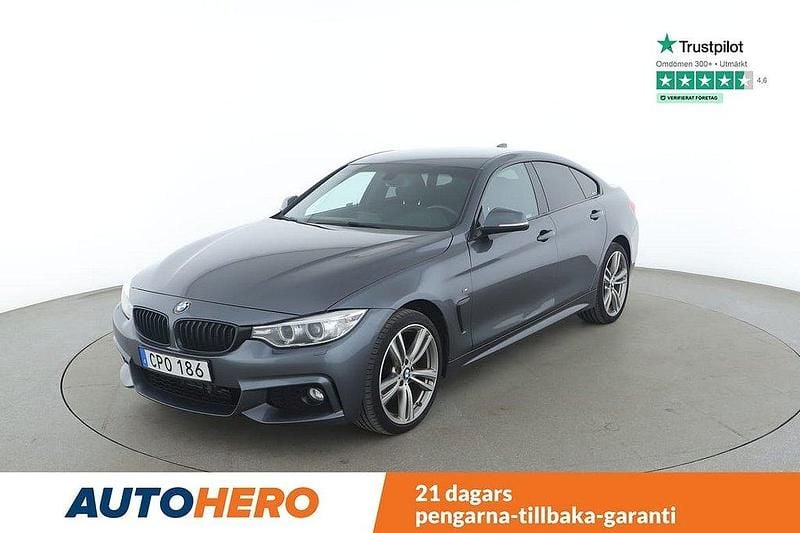 Grå Begagnad 2017 BMW 420 Gran Coupé M Sport Sportkupé | 255 000 kr (Marknadspris) - Bild 1/4