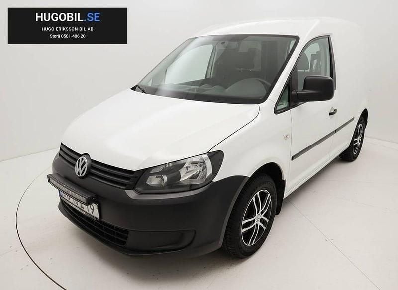 Begagnad VW Caddy 75 HK (55 kW) 2014 Vit Minibuss