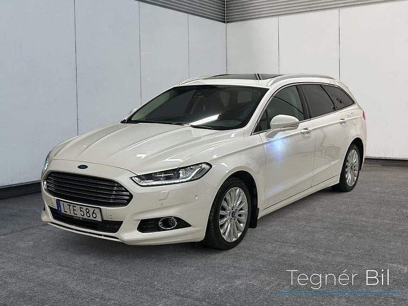Vit Begagnad 2015 Ford Mondeo Kombi | 64 800 kr (Marknadspris) - Bild 1/4