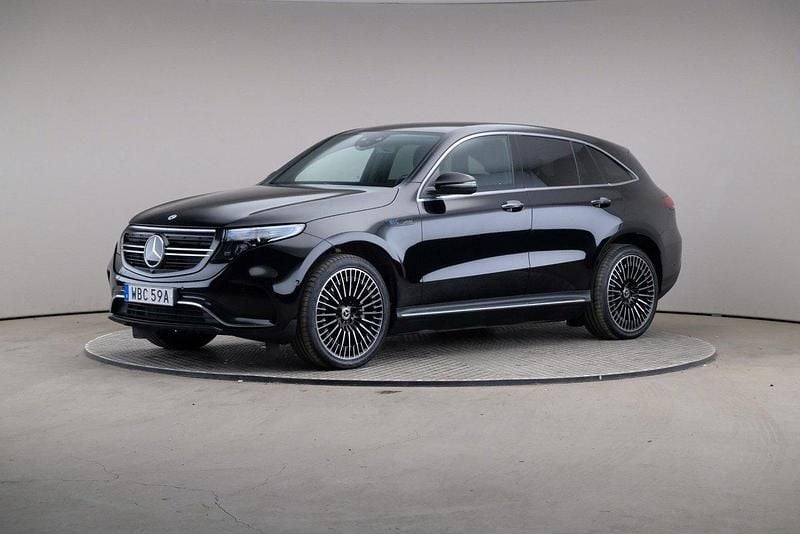 Svart Begagnad 2021 Mercedes EQC400 AMG line SUV | 379 000 kr (Marknadspris) - Bild 1/4