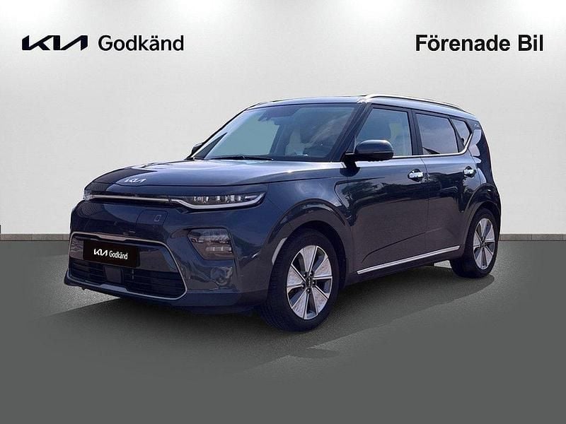 Grå (gravity grey) Begagnad 2021 Kia Soul EV Advance SUV | 285 000 kr (Dyr) - Bild 1/4